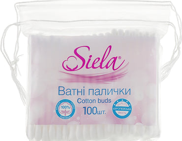 Siela Cotton Swabs, 100 pcs - Image 2