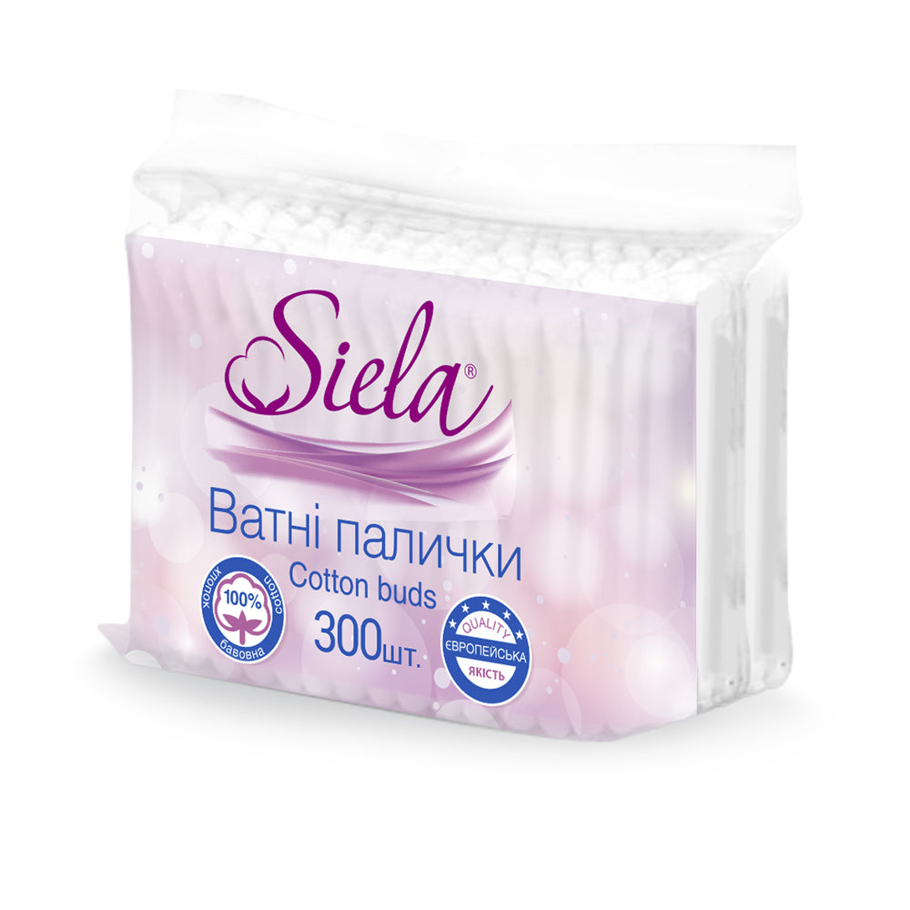 Siela Cotton Swabs, 300 pcs