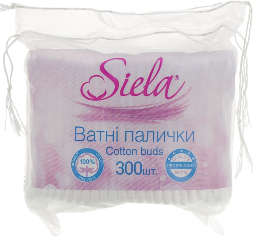 Siela Cotton Swabs, 300 pcs - Image 2