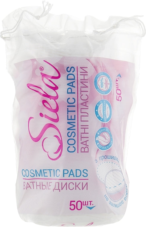 Siela Cotton Pads, 50 pcs - Image 2