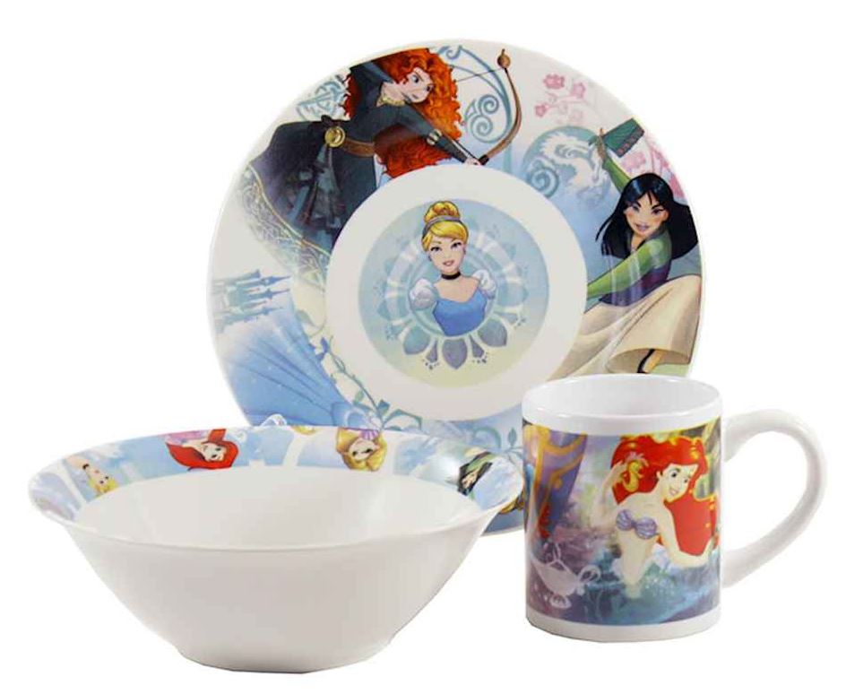 Interos TO-12 Princesses Kids Tableware Set