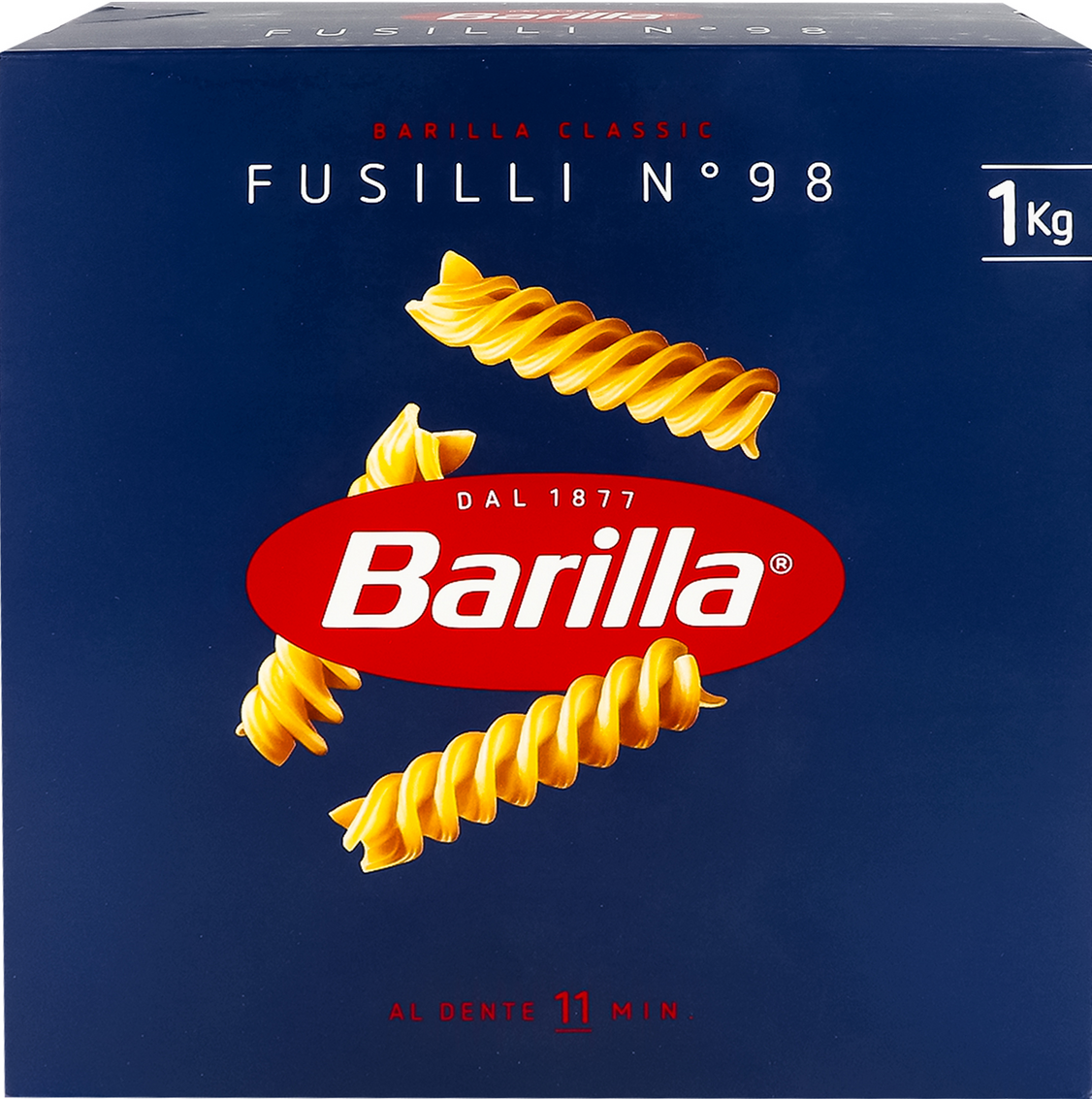 Barilla No. 98 Fusilli Pasta, 1 kg