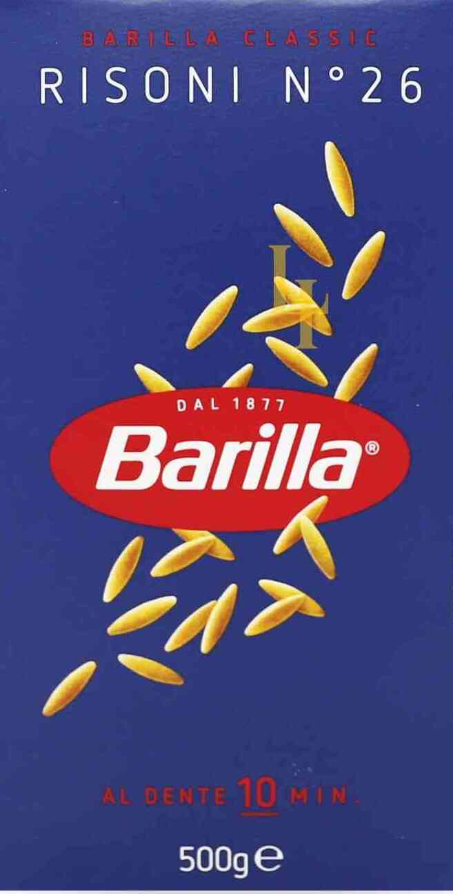 Barilla No. 26 Rison Pasta, 500 g