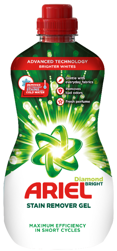 Ariel Diamond Bright Stain Remover for Whites, 950 mL