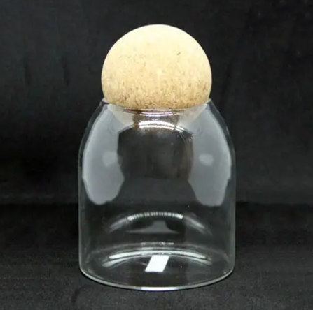 Olens STO011 Sphere Glass Jar, 400 mL