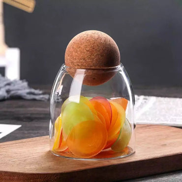 Olens STO011 Sphere Glass Jar, 400 mL - Image 2