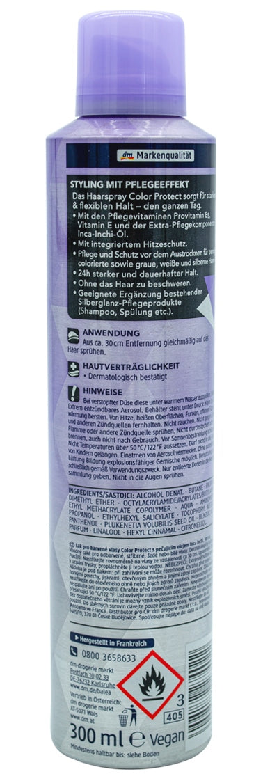 Balea Color Protect Hold 4 Hair Spray, 300 mL - Image 2