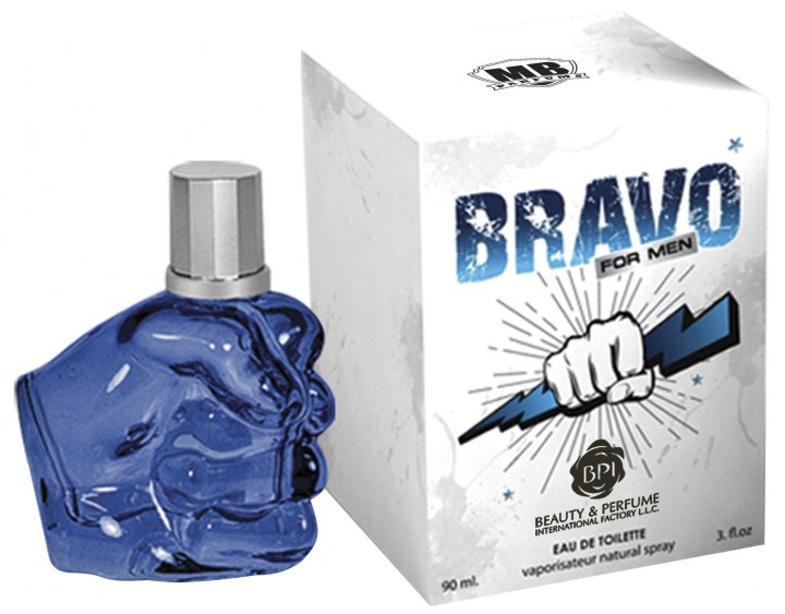 MB Parfums Bravo Men's Eau de Toilette, 100 mL