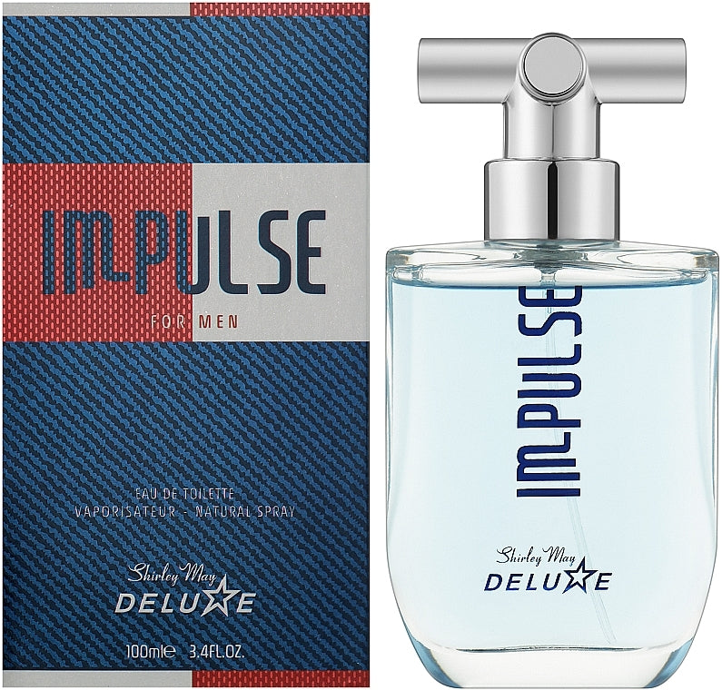 Shirley May Deluxe Impulse Men's Eau de Toilette, 100 mL