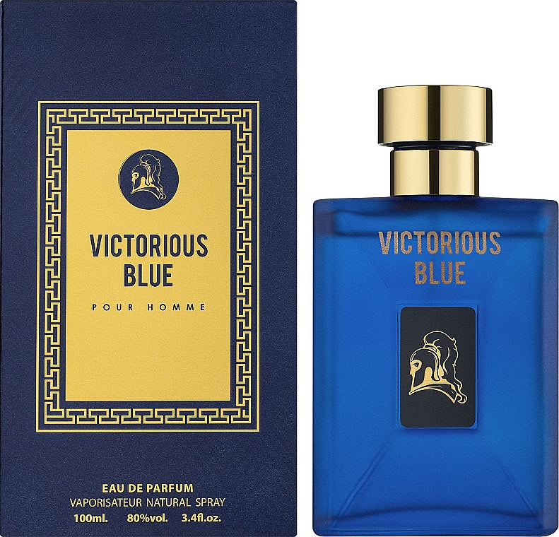 MB Parfums Victorious Blue Men's Eau de Toilette, 100 mL