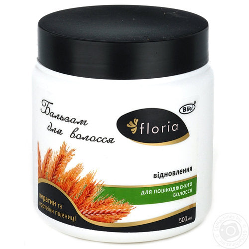 Viki Floria Keratin & Wheat Protein Hair Balm for Damaged Hair, 500 mL