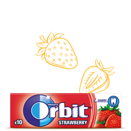 Orbit Strawberry Chewing Gum - Image 2