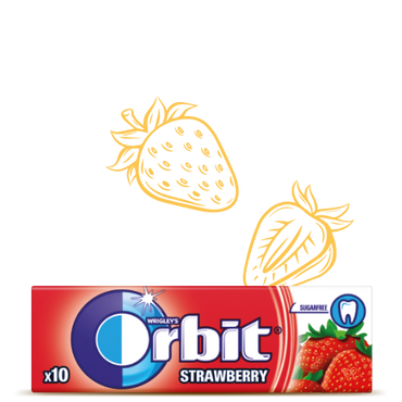 Orbit Strawberry Chewing Gum - Image 2