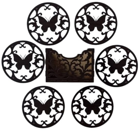 Decorative Wooden Coaster