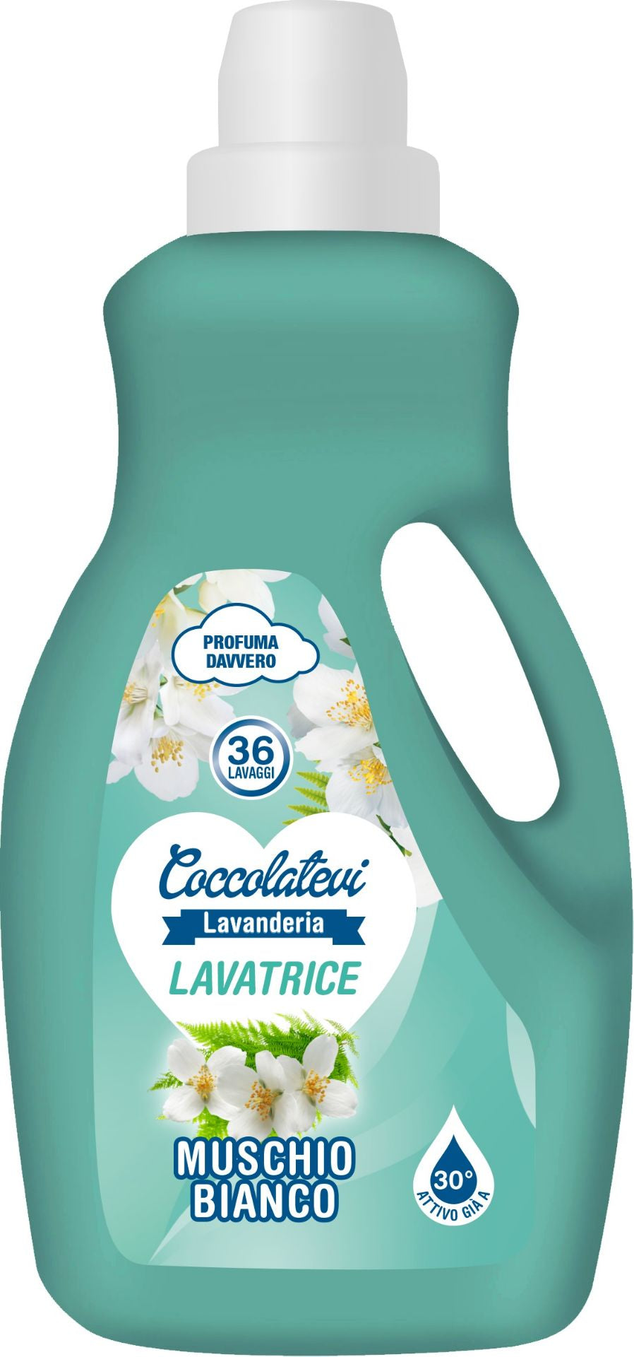 Coccolatevi White Musk Liquid Laundry Detergent, 36 Loads, 1.8 L