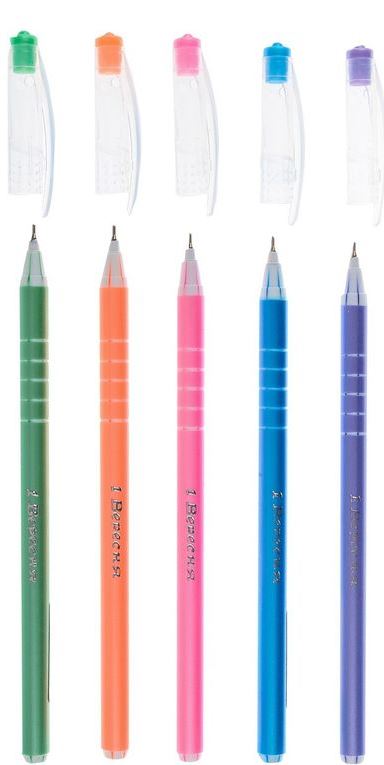 1 Veresnia 411136 Blue Oil-Based Pen, 0.6 mm - Image 2