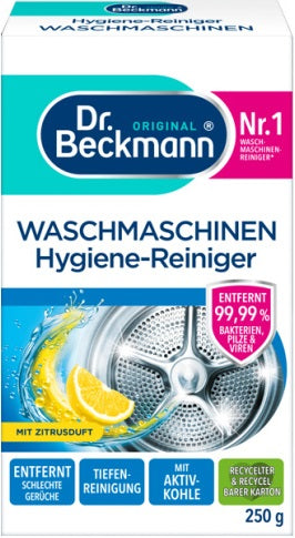 Dr. Beckmann Washing Machine Hygiene Cleaner Powder, 250 g