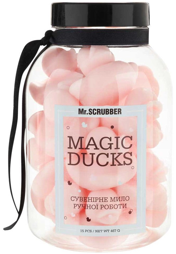 Mr.Scrubber Magic Ducks Handmade Souvenir Soap, 15 pcs, 467 g