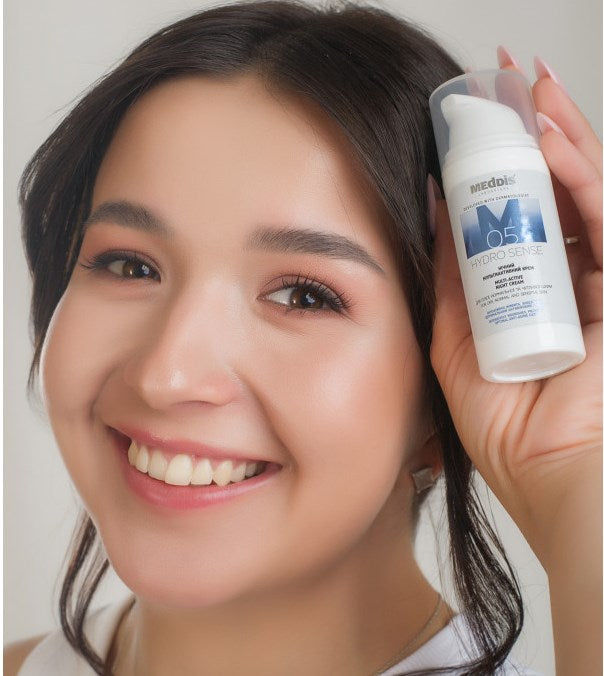 Meddis Hydro Sense Multi-Active Night Cream, 30 mL - Image 2