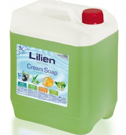 Lilien Aloe Vera Liquid Cream Soap Canister, 5 L
