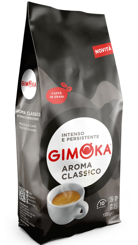Gimoka Aroma Classico Whole Bean Coffee, 1 kg