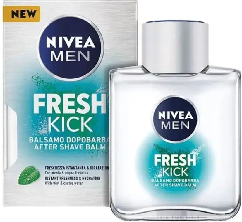 Nivea Men Fresh Kick Aftershave Balm, 100 mL
