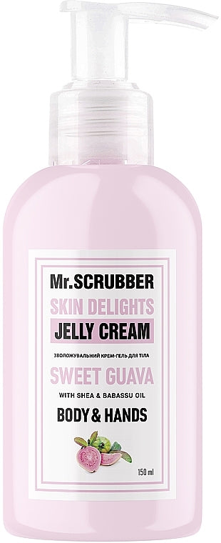 Mr.Scrubber Sweet Guava Moisturizing Body Cream Gel, 150 mL