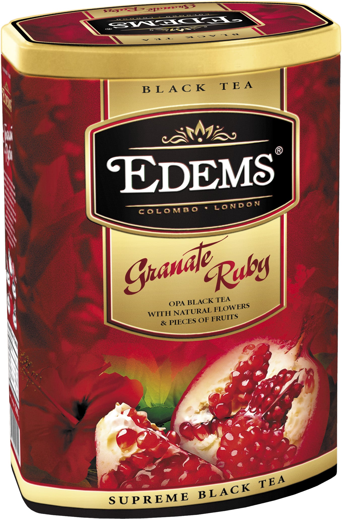 Edems Pomegranate Ruby Black Tea, 200 g