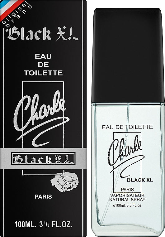 Charle Men's Eau de Toilette Aroma Parfume Black XL 100 mL