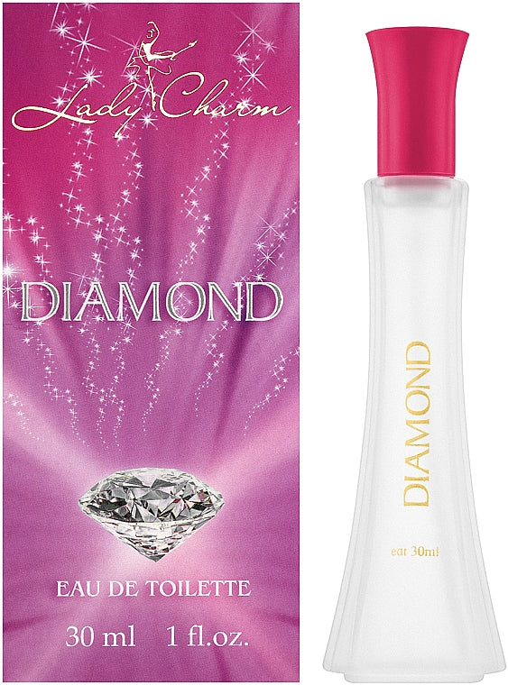 Lady Charm Women's Eau de Toilette Aroma Perfume Diamond 30 mL