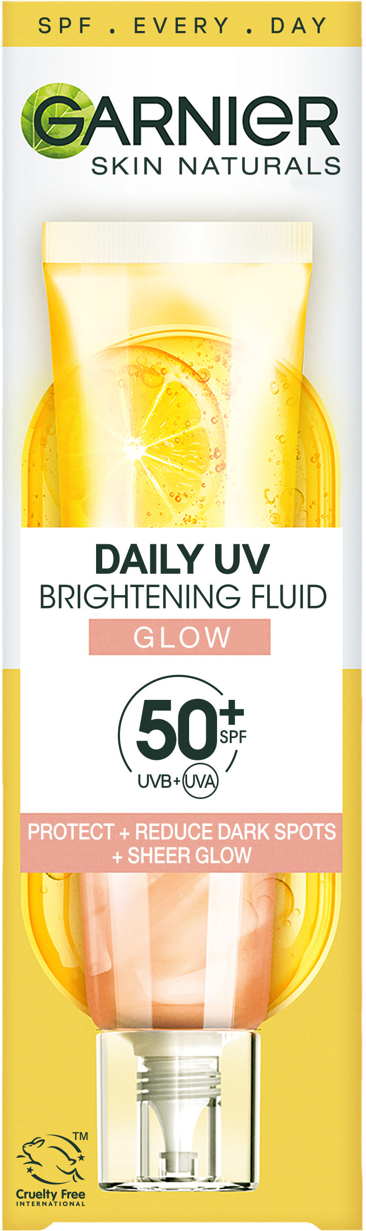 Garnier Skin Naturals Vitamin C SPF 50+ Daily Sun Protection Fluid, 40 mL
