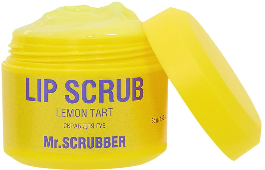 Mr. Scrubber Lemon Tart Lip Scrub, 35 g