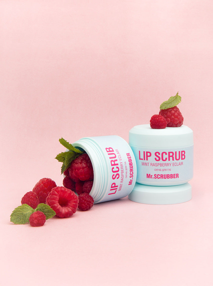 Mr. Scrubber Mint Raspberry Eclair Lip Scrub, 35 g - Image 3