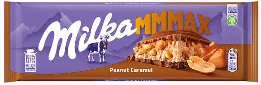 Milka Peanut Caramel Milk Chocolate, 276 g