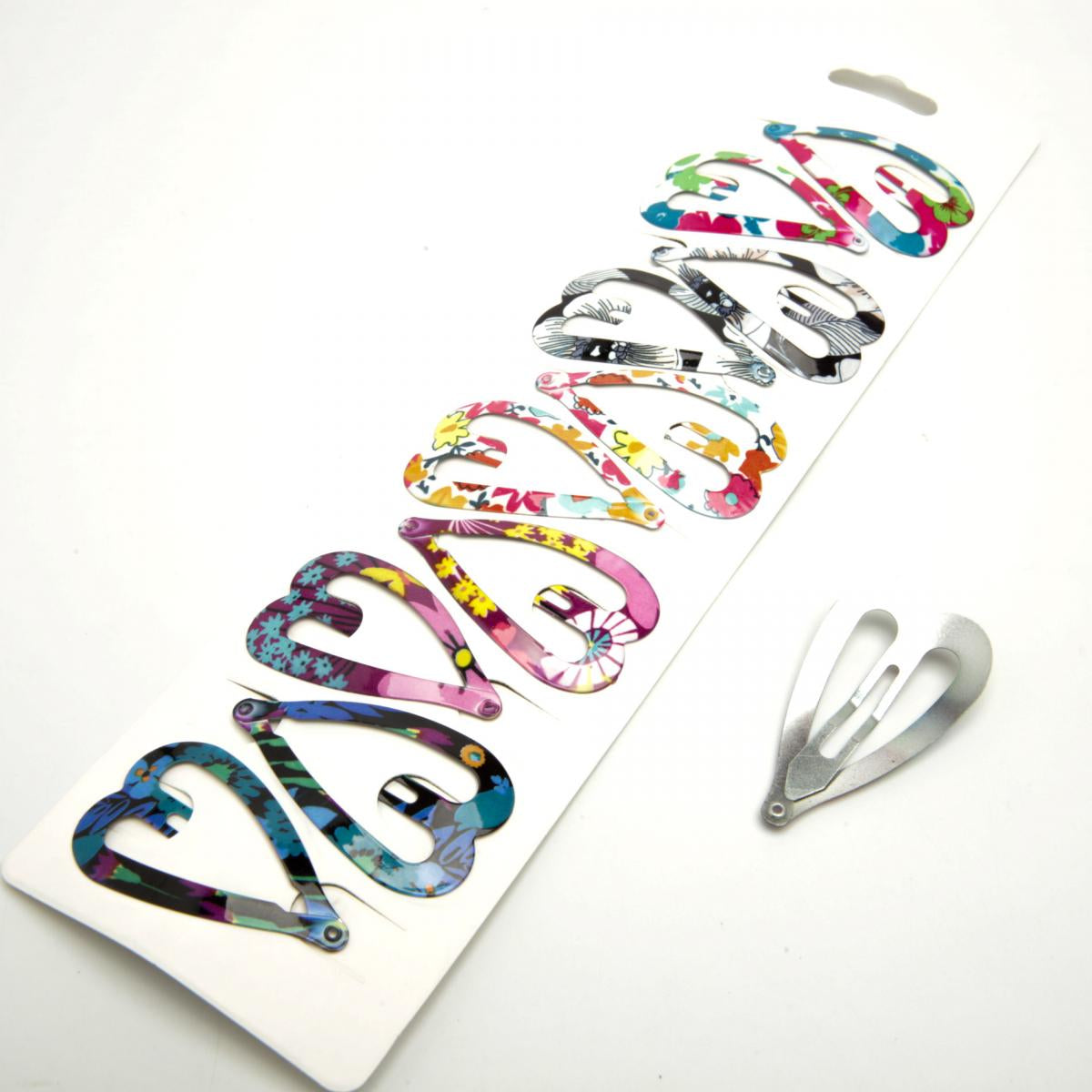 6-3444 Hearts Kids' Snap Hair Clip, 4.8 x 2.8 cm (Price per 1 pc)