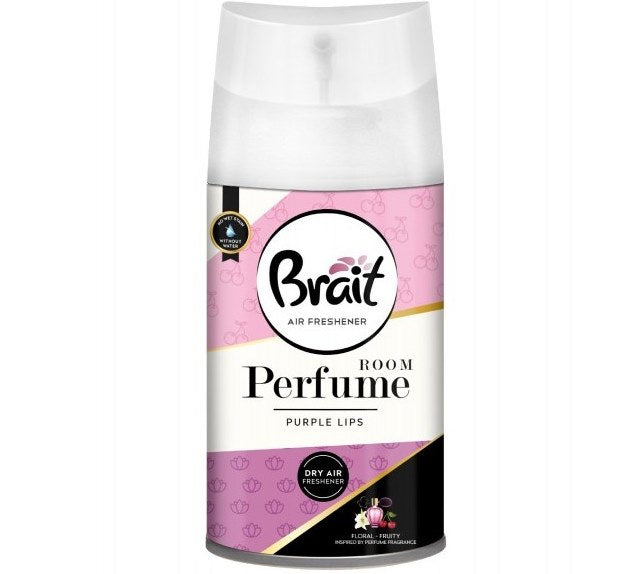 Brait Purple Lips Automatic Air Freshener Refill, 250 mL