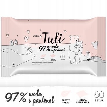 Tuli Panthenol Baby Wet Wipes, 60 pcs - Image 2