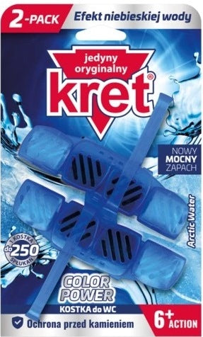 Kret Arctic Water Toilet Rim Blocks, 2 x 40 g