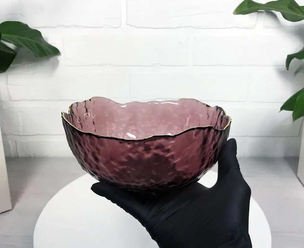 Olens O8030-160 Golden Poppy Pink Small Salad Bowl, 12.5 x 5.5 cm - Image 3