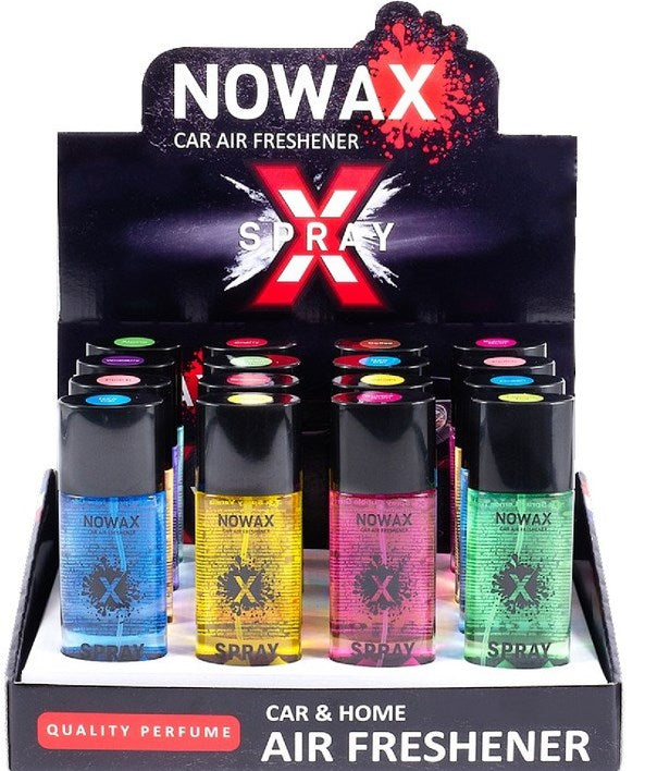 Nowax X Spray Assorted Car Air Freshener, 50 mL (Price per 1 pc)