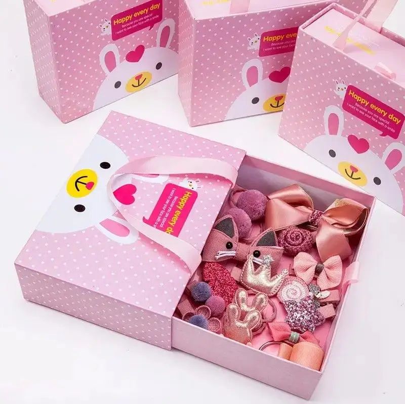 Ma Vie Mari Purple Bunny Kids' Hair Clip Set
