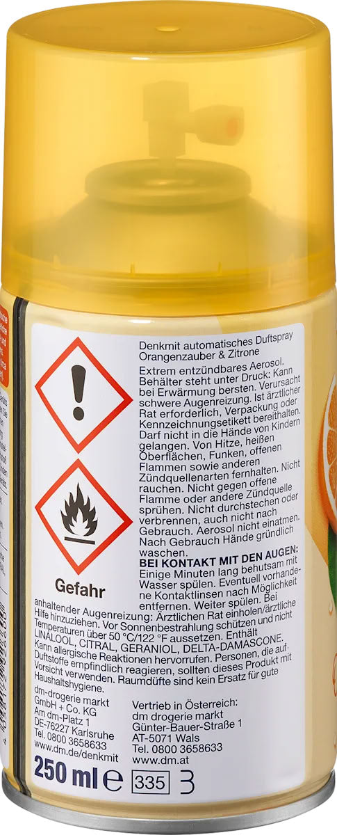 Denkmit Orange Magic & Lemon Air Freshener Refill, 250 mL - Image 2