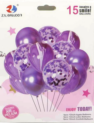 1212-15 Latex Balloon Set, 15 pcs - Image 2