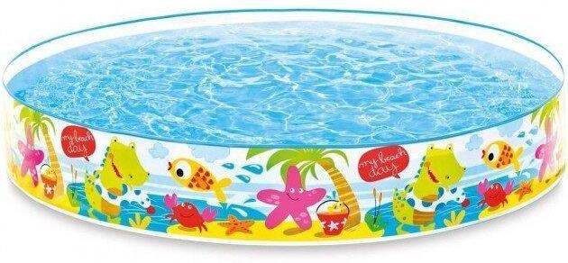 Intex 56451 Fun Beach Kids' Frame Pool, 1.52 m x 25 cm