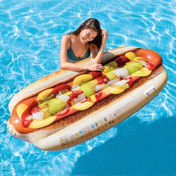 Intex 58771 Hot Dog Inflatable Air Mattress, 180 x 89 cm - Image 4