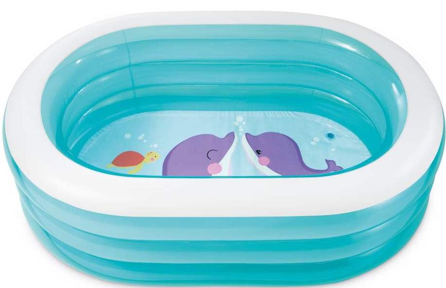 Intex 57482 Little Whale Kids' Pool, 1.63 x 1.07 m x 46 cm - Image 2