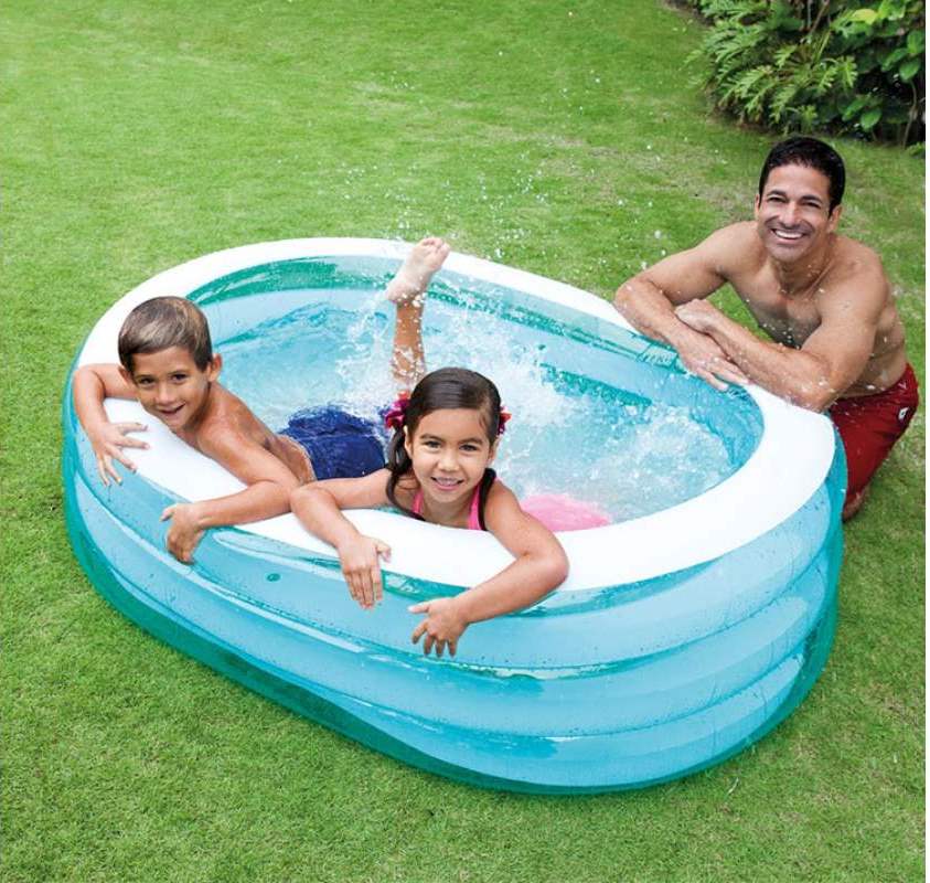 Intex 57482 Little Whale Kids' Pool, 1.63 x 1.07 m x 46 cm - Image 4