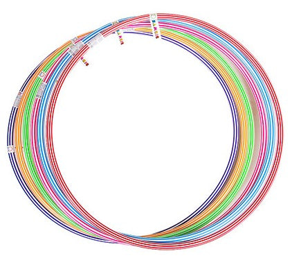 Bamsic 0172 Zebra Hula Hoop, 53 cm