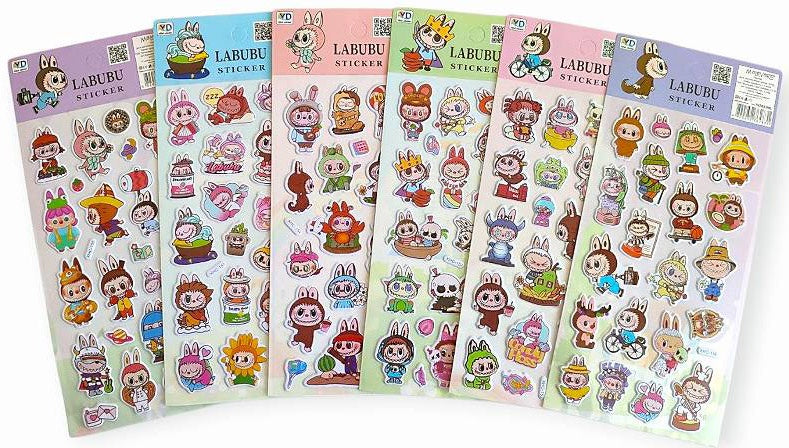 762831ML Labubu Stickers