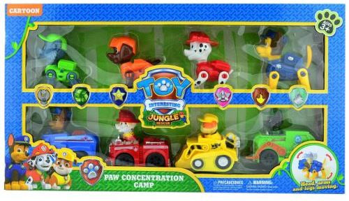 XZ 868 Paw Patrol Character Figure Set, 8-in-1